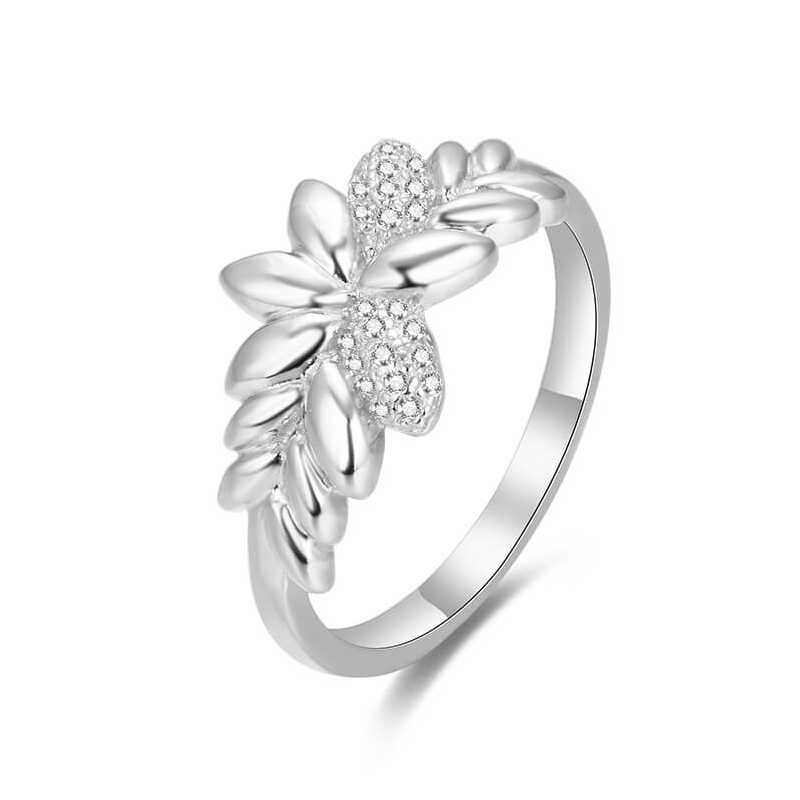 Stříbrný prsten se zirkony AGG347 Beneto / Obvod: 60 mm - 60 mm Stříbrný prsten se zirkony AGG347 Beneto / Obvod: 60 mm - 60 mm