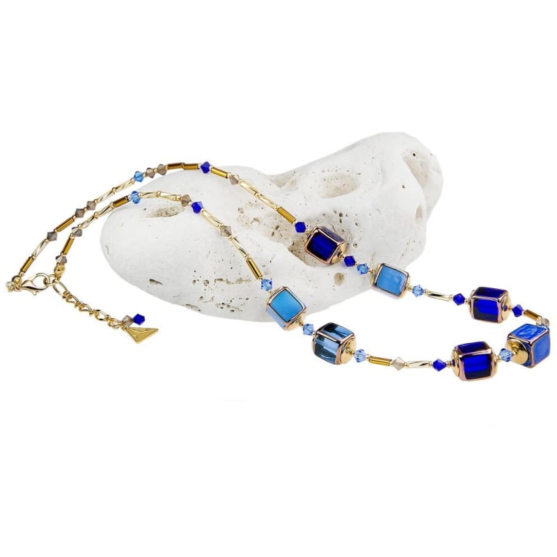 Výjimečný dámský náhrdelník Ice Queen z perel Lampglas NCU15 Lampglas