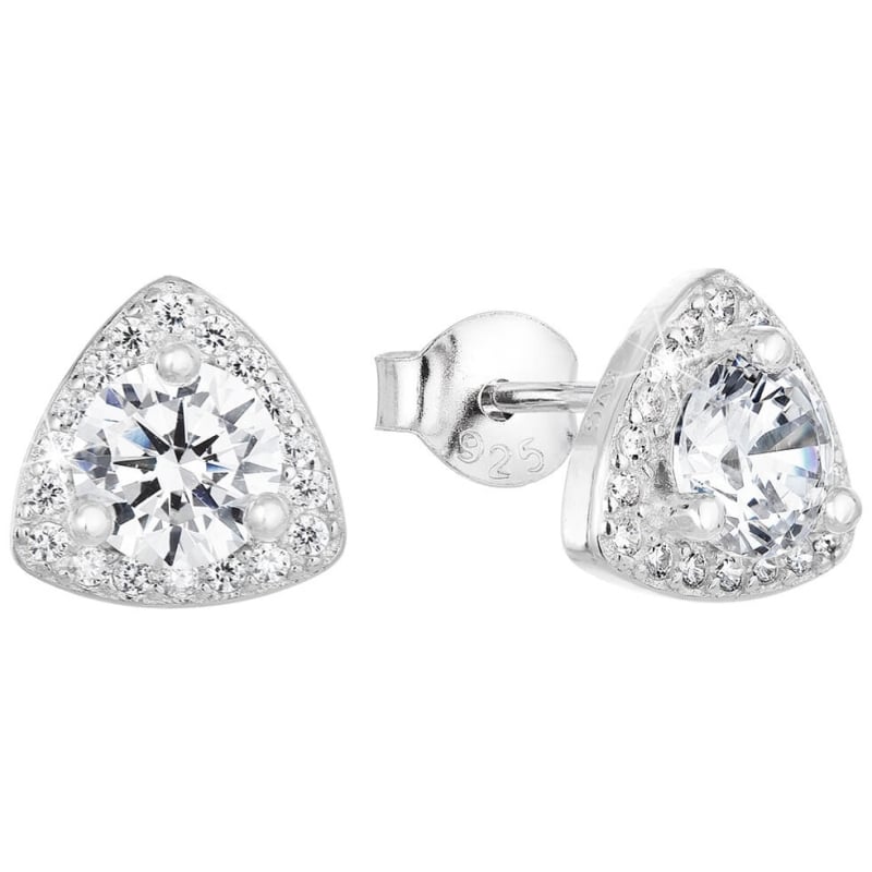 Stříbrné náušnice se zirkonem 11062.1 Evolution Group