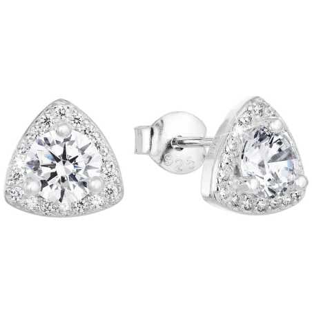 Stříbrné náušnice se zirkonem 11062.1 Evolution Group