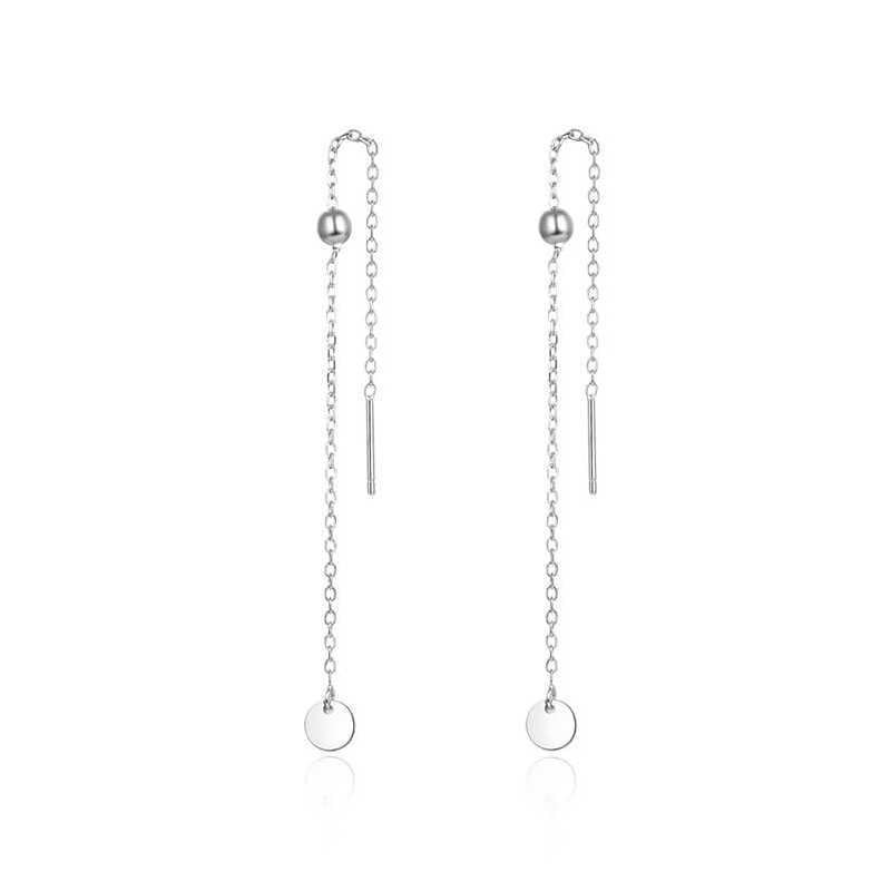 Dlouhé stříbrné náušnice AGUV1985 Beneto Dlouhé stříbrné náušnice AGUV1985 Beneto