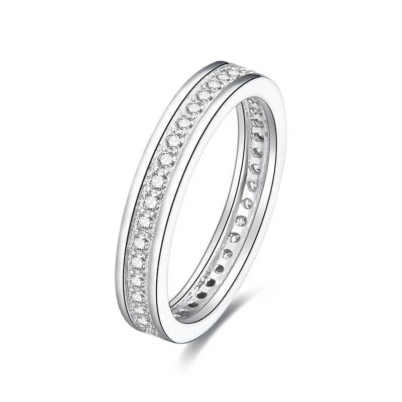 Stříbrný prsten se zirkony AGG26 Beneto / Obvod: 54 mm - 54 mm Stříbrný prsten se zirkony AGG26 Beneto / Obvod: 54 mm - 54 mm