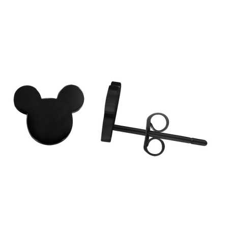 Designové černé náušnice Mickey Mouse Troli