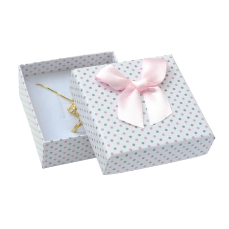 Puntíkatá krabička na soupravu šperků KK-4/A1/A6 Jk Box