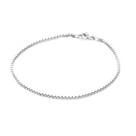 Stylový stříbrný náramek Kostka/Venezia AGB196 Beneto Exclusive / Délka: 19 cm