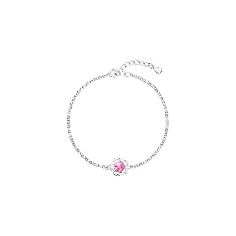 Stříbrný náramek s krystalem Swarovski 33117.3 Rose Evolution Group Stříbrný náramek s krystalem Swarovski 33117.3 Rose Evolution Group