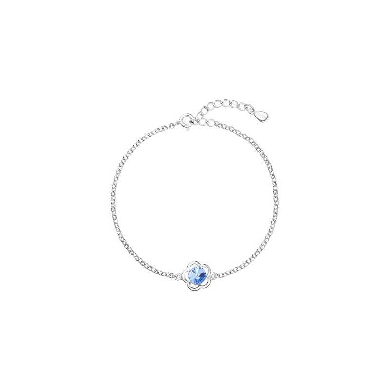 Stříbrný náramek s krystalem Swarovski 33117.3 Lt. Sapphire Evolution Group Stříbrný náramek s krystalem Swarovski 33117.3 Lt. Sapphire Evolution Group