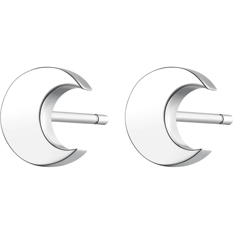 Elegantní ocelové náušnice ve tvaru půlměsíce CLICK SCK43 S Agapo Elegantní ocelové náušnice ve tvaru půlměsíce CLICK SCK43 S Agapo