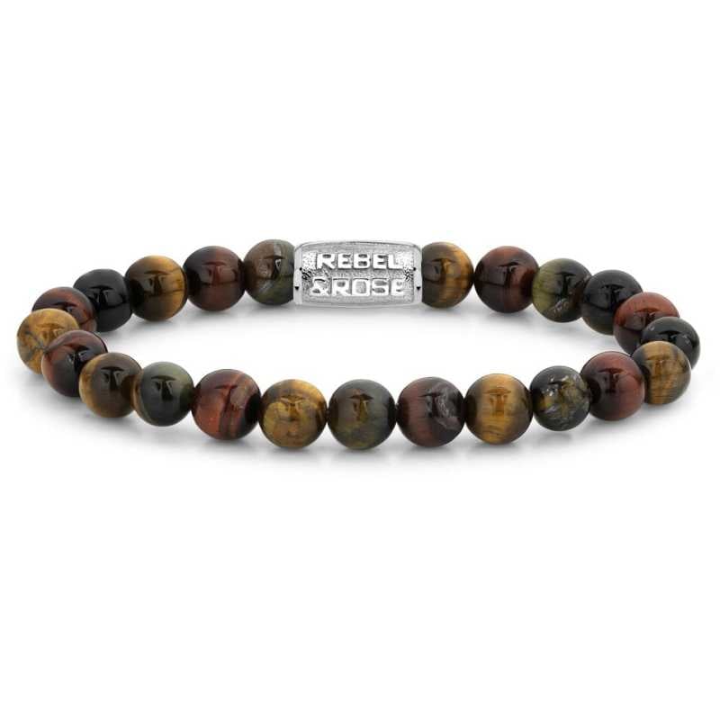 Korálkový náramek Who`s afraid of the Tiger RR-80009-S Rebel&Rose / Rozměr: 19 cm - L