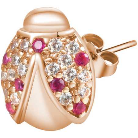 Bronzová single náušnice Beruška Storie RZO016 Rosato