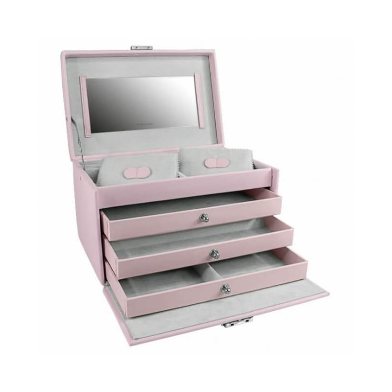 Šperkovnice růžová/šedá Jolie 23256-48 Friedrich Lederwaren Šperkovnice růžová/šedá Jolie 23256-48 Friedrich Lederwaren