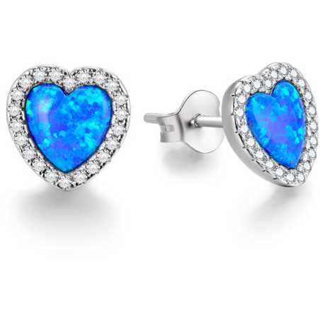 Zamilované náušnice se syntetickými opály AGUP2258 Beneto