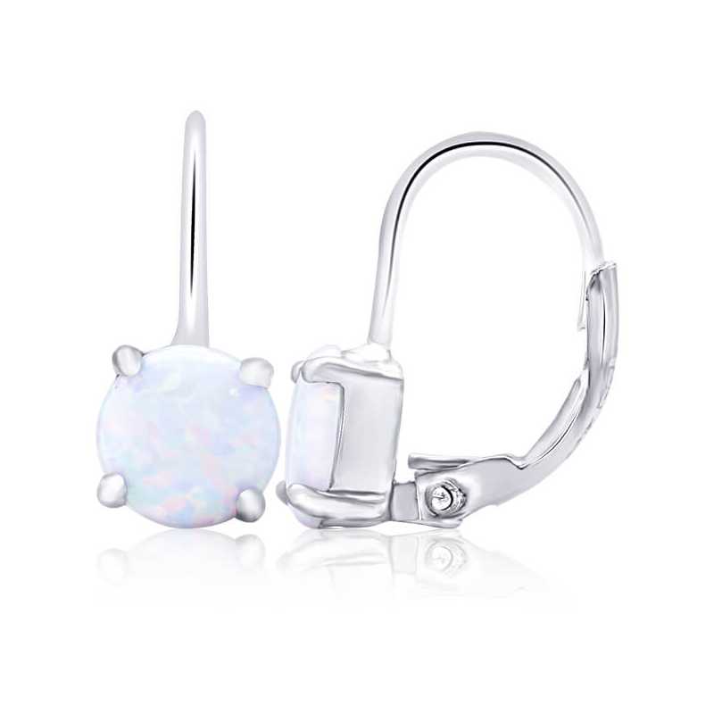 Krásné stříbrné náušnice se syntetickými opály AGUC2254 Beneto Krásné stříbrné náušnice se syntetickými opály AGUC2254 Beneto