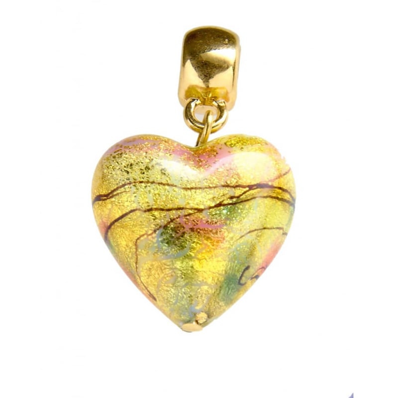 Něžný přívěsek Golden Dream s 24karátovým zlatem v perle Lampglas S11 Lampglas Něžný přívěsek Golden Dream s 24karátovým zlatem v perle Lampglas S11 Lampglas