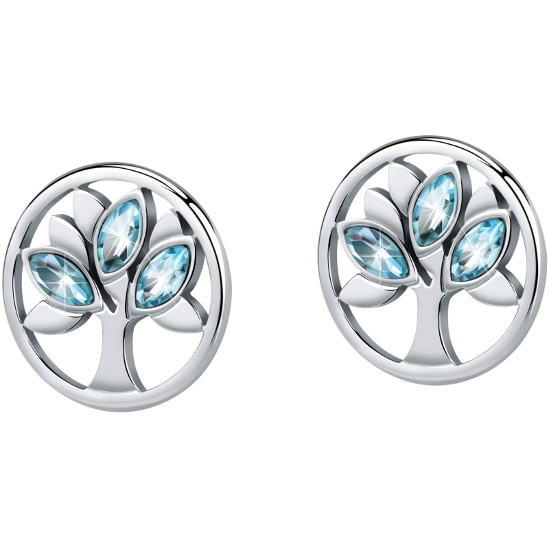 Nadčasové ocelové náušnice Strom života Vita SATD22 Morellato