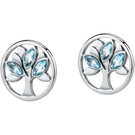 Nadčasové ocelové náušnice Strom života Vita SATD22 Morellato
