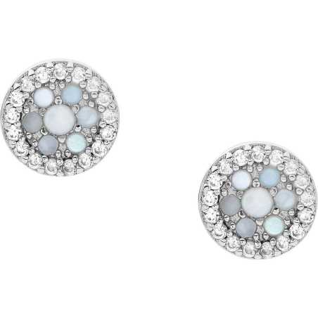 Stříbrné náušnice pecky Elliot JFS00518040 Fossil