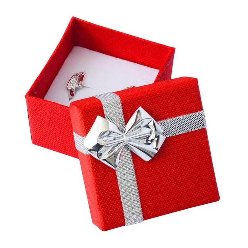 Červená krabička s mašlí ET-3/A7/Ag Jk Box Červená krabička s mašlí ET-3/A7/Ag Jk Box