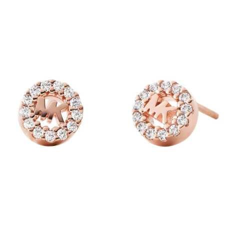 Třpytivé stříbrné náušnice se zirkony MKC1033AN791 Michael Kors