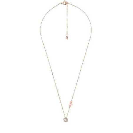 Něžný bronzový náhrdelník se zirkony MKC1208AN791 Michael Kors