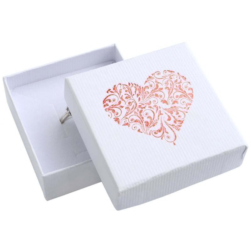 Bílá krabička se srdíčkem LD-4/A1/A7 Jk Box Bílá krabička se srdíčkem LD-4/A1/A7 Jk Box