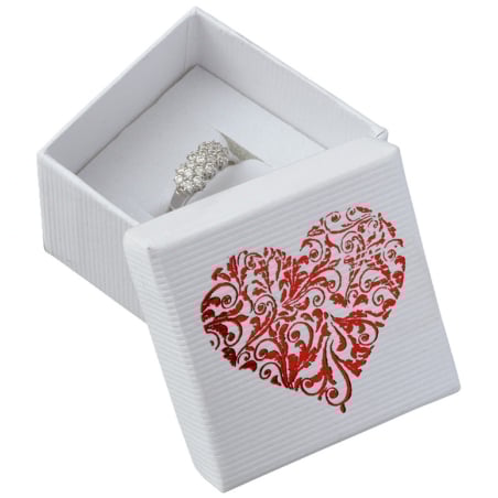 Bílá krabička se srdíčkem LD-3/A1/A7 Jk Box