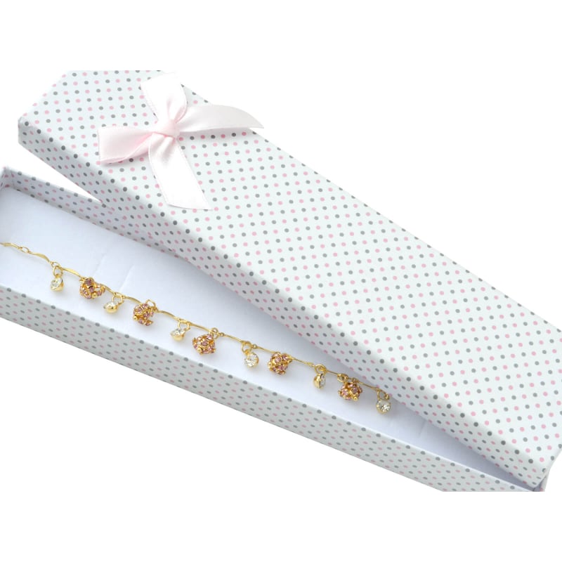 Puntíkatá krabička na náramek KK-9/A1/A6 Jk Box Puntíkatá krabička na náramek KK-9/A1/A6 Jk Box