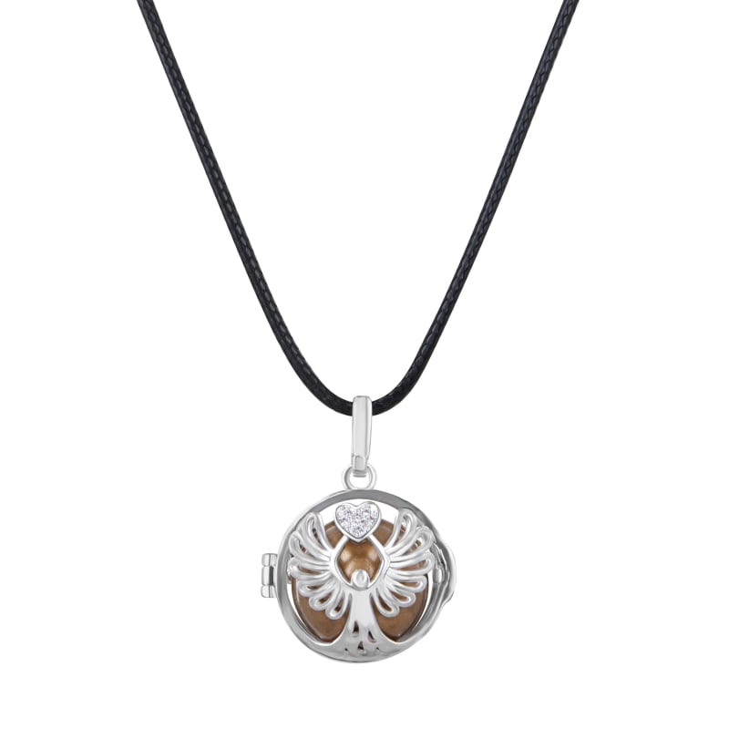 Dámský náhrdelník hnědá rolnička Poselství K10PH18 Mummy Bell Dámský náhrdelník hnědá rolnička Poselství K10PH18 Mummy Bell