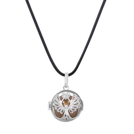 Dámský náhrdelník hnědá rolnička Poselství K10PH18 Mummy Bell