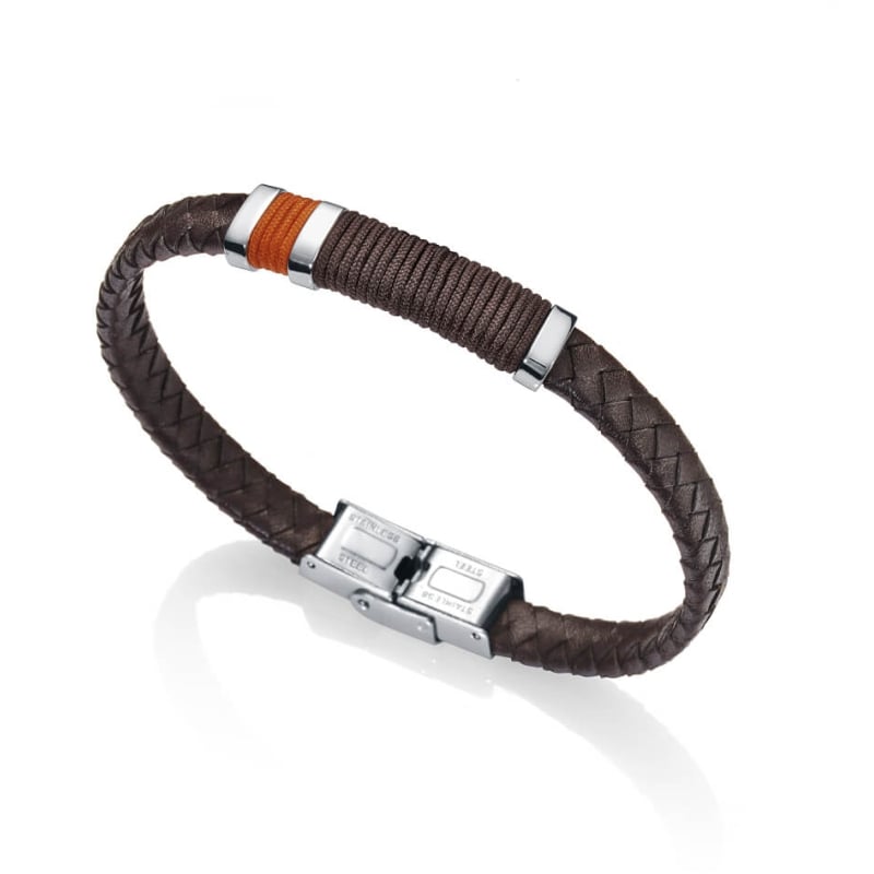 Pánský kožený náramek Heat 6453P01011 Viceroy Pánský kožený náramek Heat 6453P01011 Viceroy