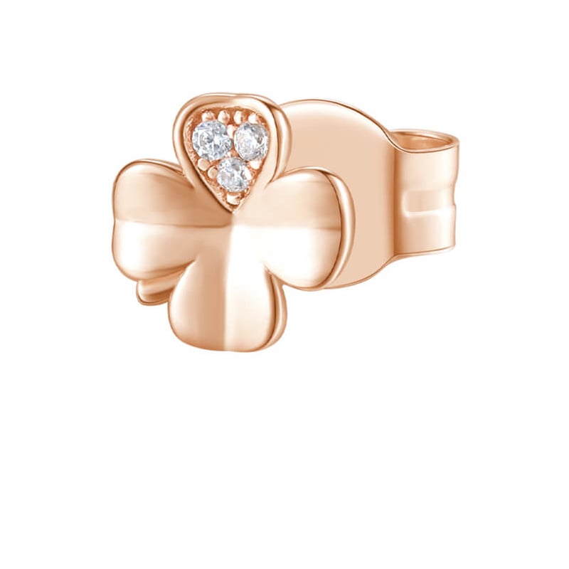 Bronzová single náušnice pro štěstí Storie RZO051 Rosato