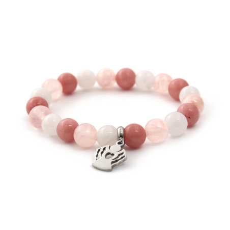 Korálkový náramek z jadeitu a nefritu MINK07/17 Agato