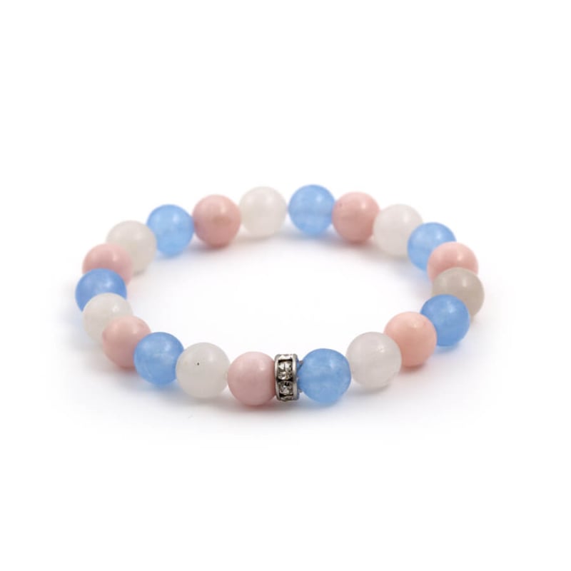 Korálkový náramek z jadeitu a nefritu MINK08/17 Agato