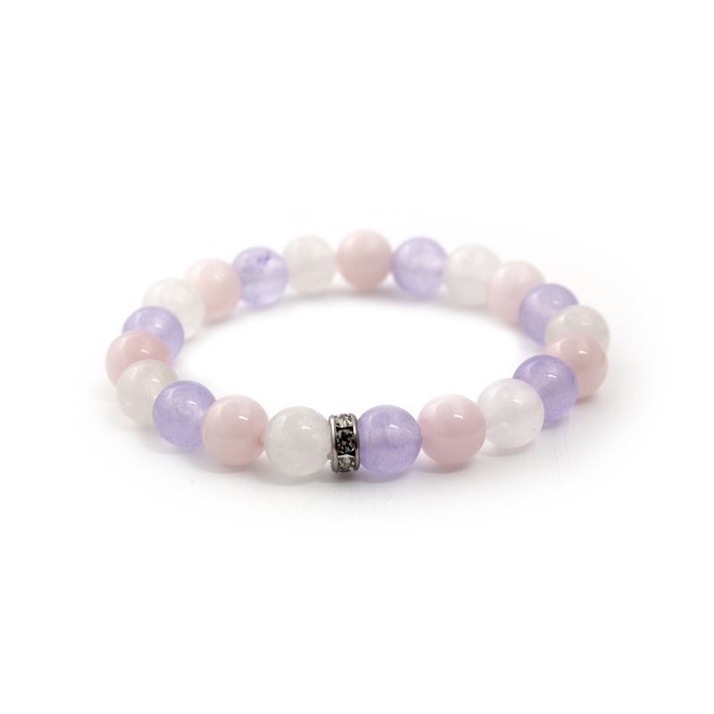 Korálkový náramek z jadeitu MINK126/17 Agato