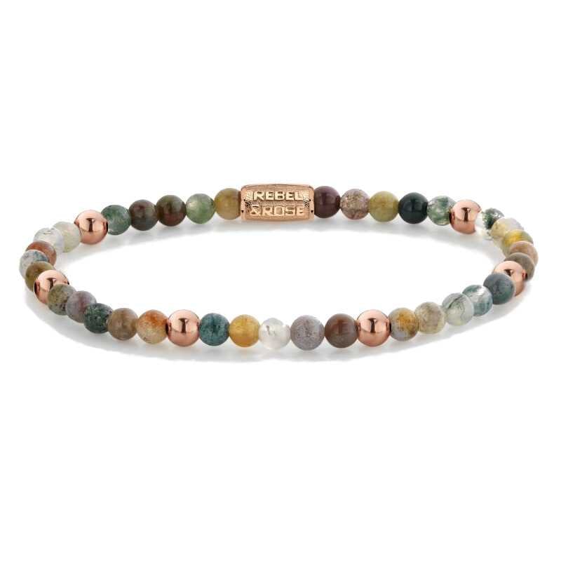 Hravý korálkový náramek Indian Summer RR-40083-R Rebel&Rose / Rozměr: 15 cm - XS