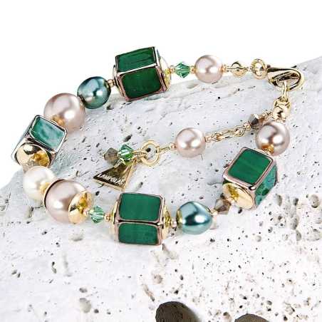 Honosný náramek Lake Fairy z perel Lampglas BCU30 Lampglas