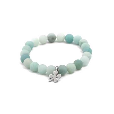 Korálkový náramek z mint amazonitu MINK37/17 Agato