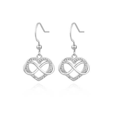 Romantické ocelové náušnice Srdíčka VEDE0354S Troli