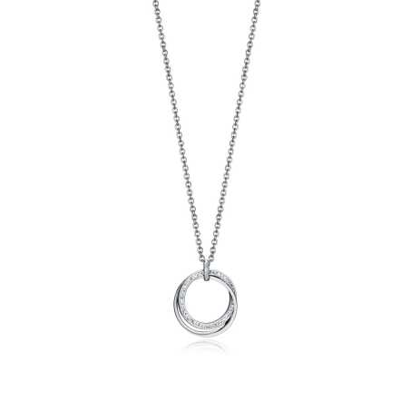 Nadčasový ocelový náhrdelník se zirkony Chic 75279C01000 Viceroy
