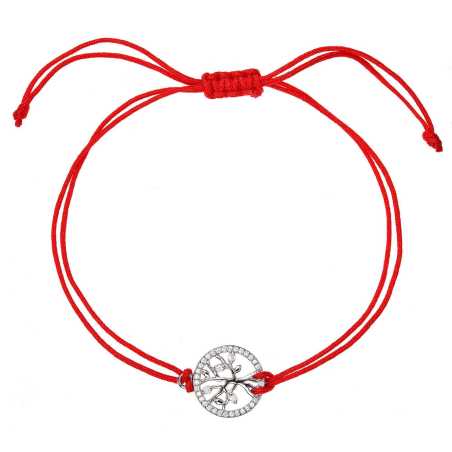 Červený kabala náramek se stromem života 13021.3 Evolution Group