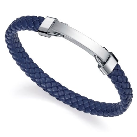 Pánský kožený náramek s ocelovým detailem Air 15109P01013 Viceroy