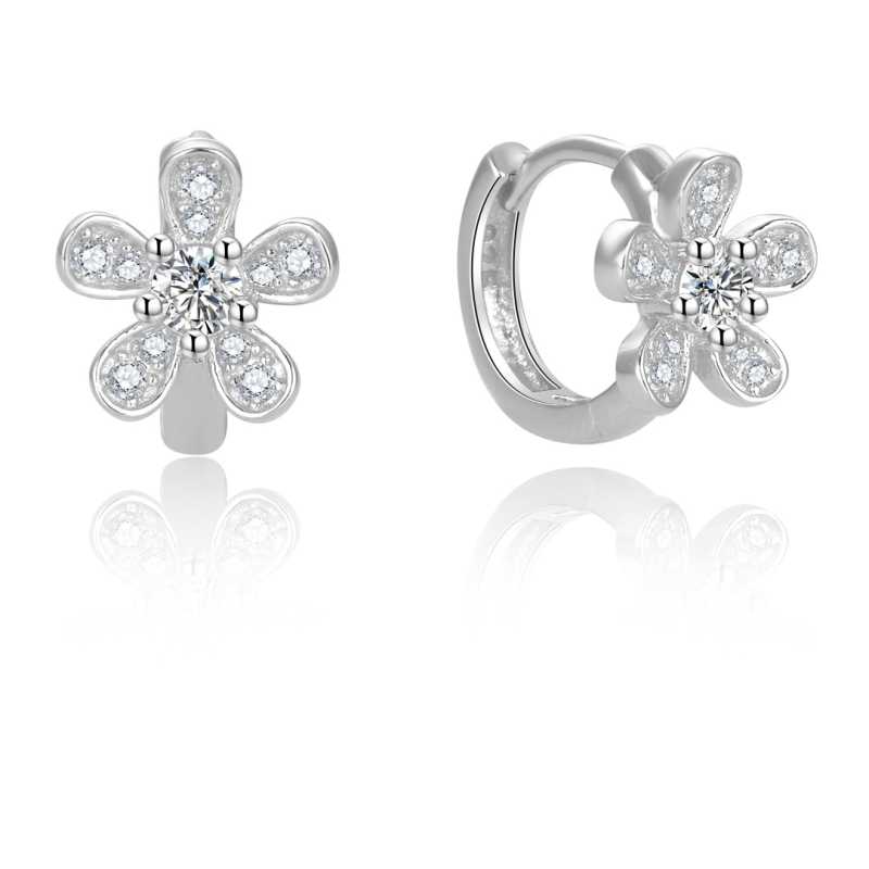 Půvabné kruhové náušnice se zirkony AGUC2732 Beneto Půvabné kruhové náušnice se zirkony AGUC2732 Beneto