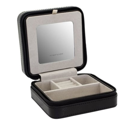 Stylová černá cestovní šperkovnice Milano 20143-2 Friedrich Lederwaren