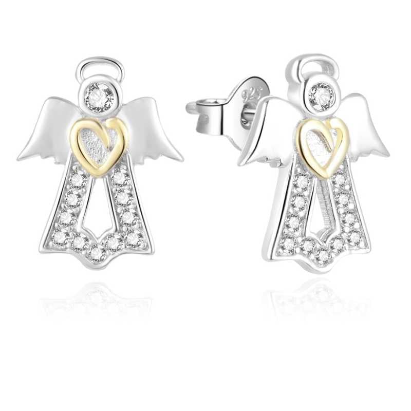 Něžné stříbrné náušnice andělíček AGUP2575D Beneto Něžné stříbrné náušnice andělíček AGUP2575D Beneto