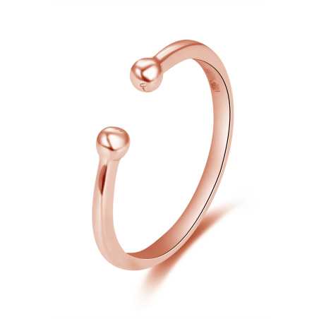 Minimalistický otevřený prsten AGG470-RG Beneto