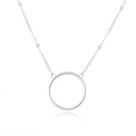 Minimalistický stříbrný náhrdelník AGS1163/47 Beneto