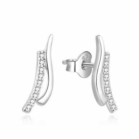 Elegantní podélné náušnice se zirkony AGUP1789L Beneto