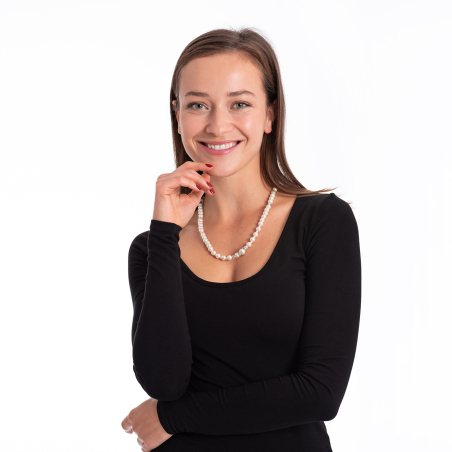 Elegantní perlový náhrdelník Troli