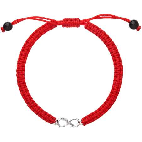 Červený kabala náramek Nekonečno 13002.3 Evolution Group