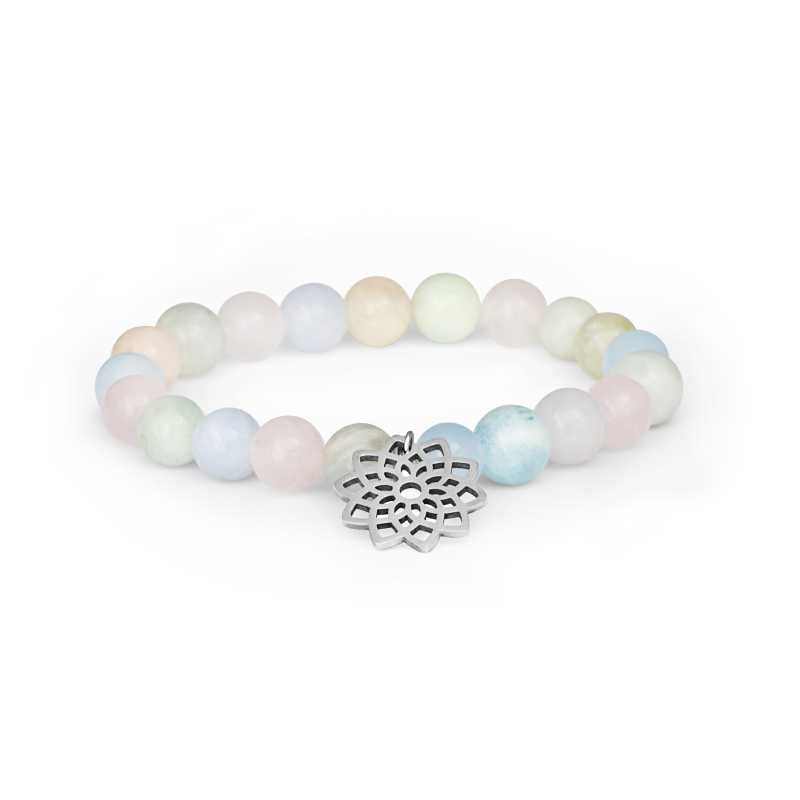 Korálkový náramek z morganitu MINK96/17 Agato